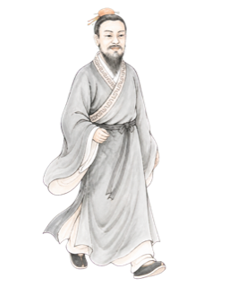 钱澄之行迹人物像